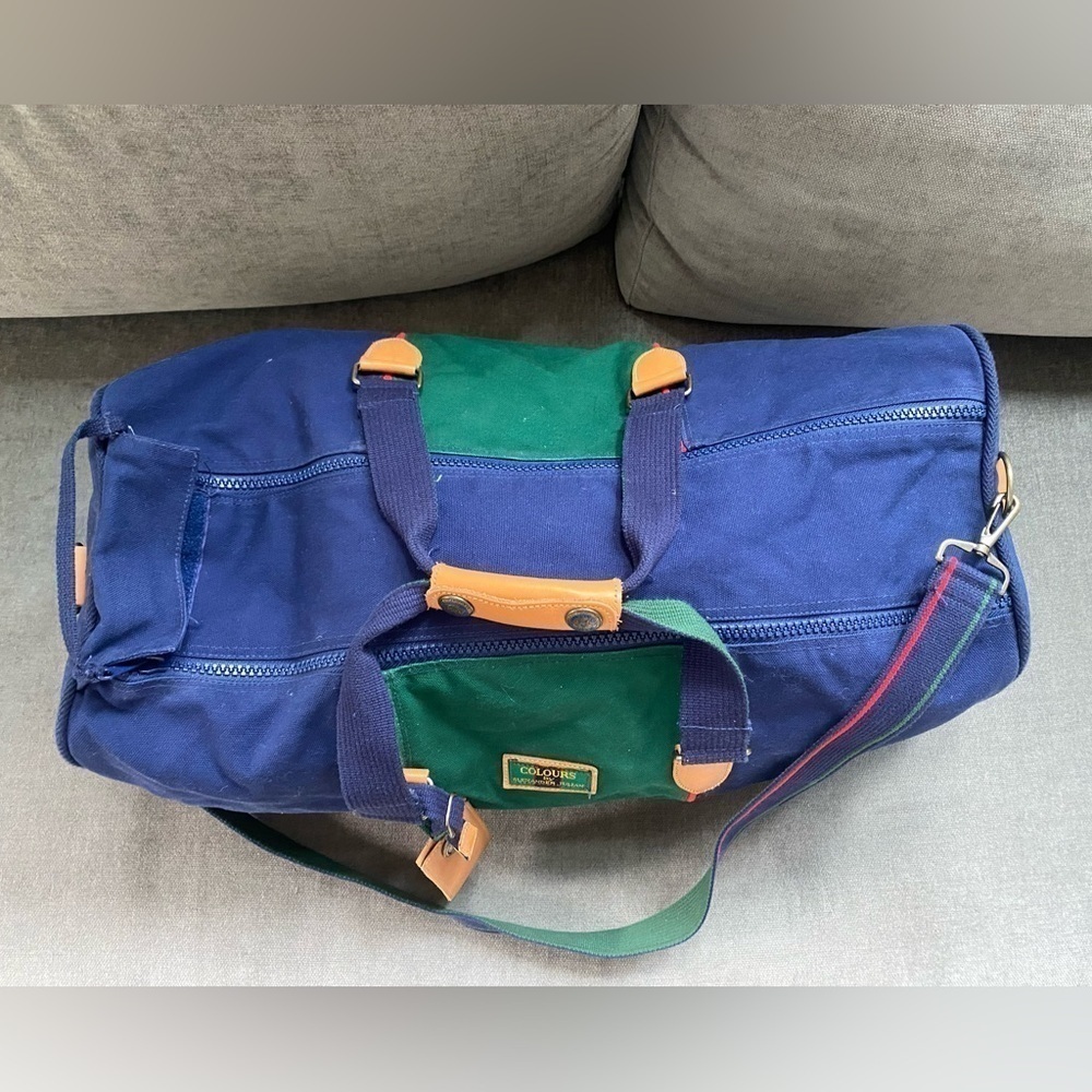 Vintage Colours by Alexander Julian Large Duffle Travel Bag - Picture 3 of 11